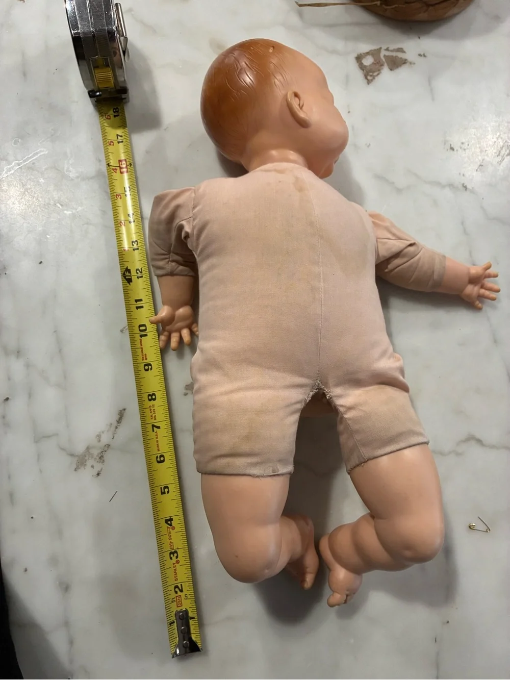 Madame Alexander 18” Baby Doll Sleepy Eyes Vintage 1966 Swiss Dress